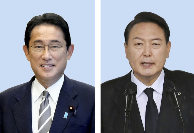 Tổng thống Hàn Quốc và Thủ tướng Nhật Bản hội đàm thượng đỉnh ảnh 1