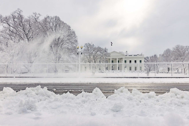 Bão tuyết đã phủ trắng nhiều khu vực ở miền Nam nước Mỹ ảnh 1