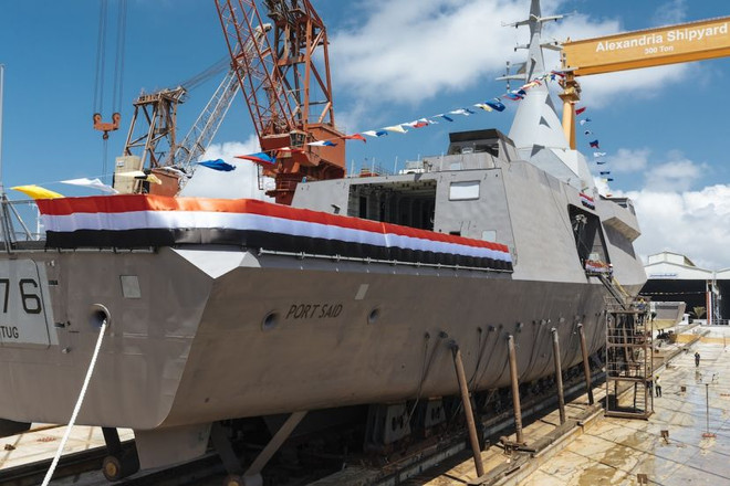 Quân đội Ai Cập hạ thủy tàu hộ tống lớp Gowind đầu tiên tự chế ảnh 1