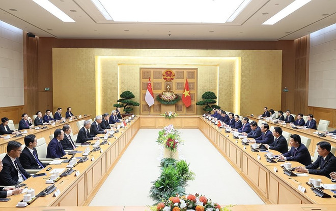 Việt Nam-Singapore nhất trí thúc đẩy Đối tác Kinh tế Xanh-Kinh tế Số ảnh 2