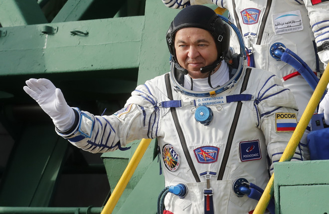 Phi hành gia người Nga Oleg Skripochka. (Ảnh: AFP/TTXVN) COVID-19 gây xáo trộn cho phi hành đoàn tàu Soyuz trở về Trái Đất ảnh 1