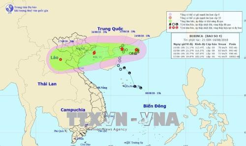 Bão số 4 gây mưa rất to ở Bắc Bộ và Bắc Trung Bộ 3 ngày liên tiếp ảnh 1