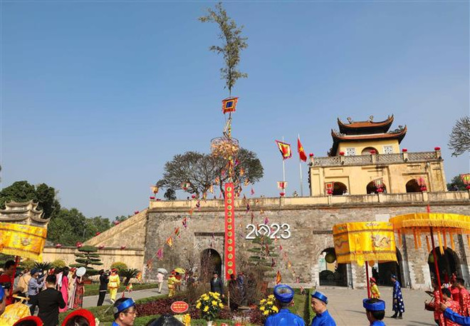 Dâng hương khai Xuân tại Hoàng thành Thăng Long-Hà Nội ảnh 1