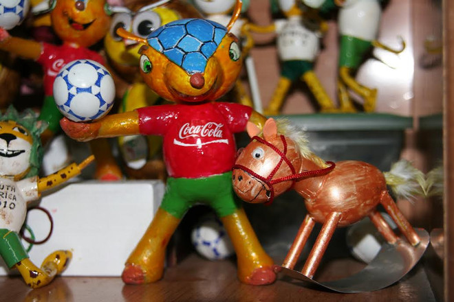 Bộ sưu tập linh vật World Cup 2014 đặc biệt làm từ vỏ trứng ảnh 9
