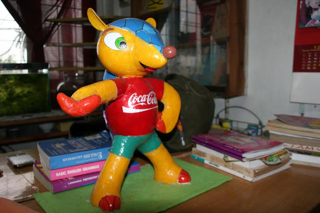 Bộ sưu tập linh vật World Cup 2014 đặc biệt làm từ vỏ trứng ảnh 10