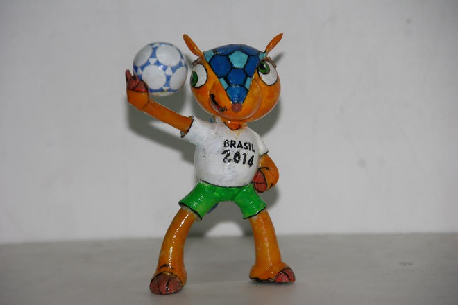 Bộ sưu tập linh vật World Cup 2014 đặc biệt làm từ vỏ trứng ảnh 12