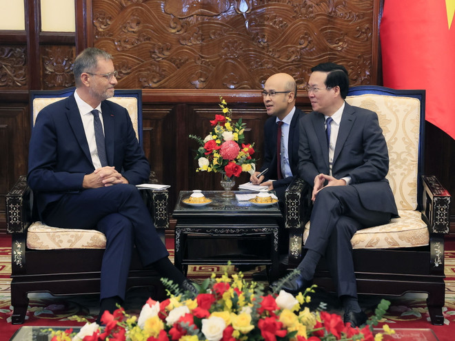 Chủ tịch nước Võ Văn Thưởng tiếp các Đại sứ trình Quốc thư ảnh 3