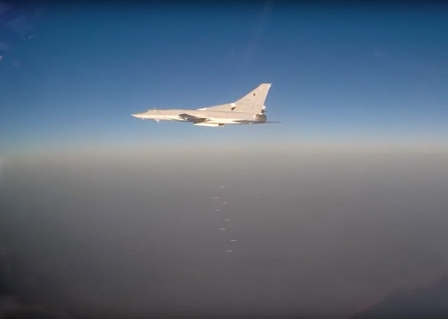 Nga điều máy bay ném bom Tu-22M3 tham gia tập trận ở Kyrgyzstan ảnh 1