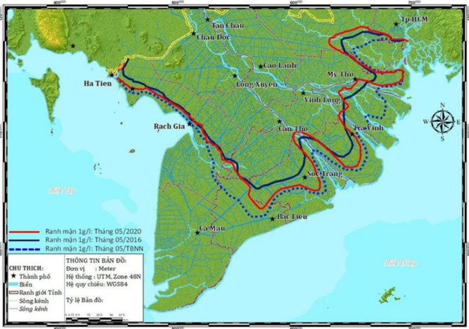 Đồng bằng sông Cửu Long: Xâm nhập mặn trong tháng Năm vẫn ở mức cao ảnh 2