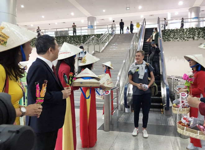 Lễ đón đoàn khách du lịch đến Thành phố Hồ Chí Minh đầu năm 2023 ảnh 1