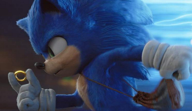 Chú nhím Sonic mang về doanh thu mở màn 57 triệu USD. (Nguồn: Paramount Pictures) "Nhím Sonic" lập kỷ lục doanh thu cho hoạt hình chuyển thể từ game ảnh 1