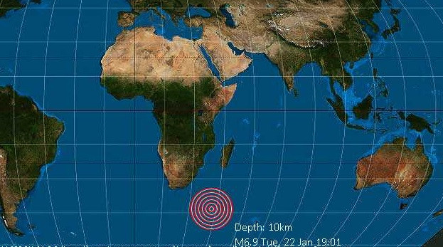 Quần đảo Prince Edward của Canada rung chuyển vì động đất ảnh 1