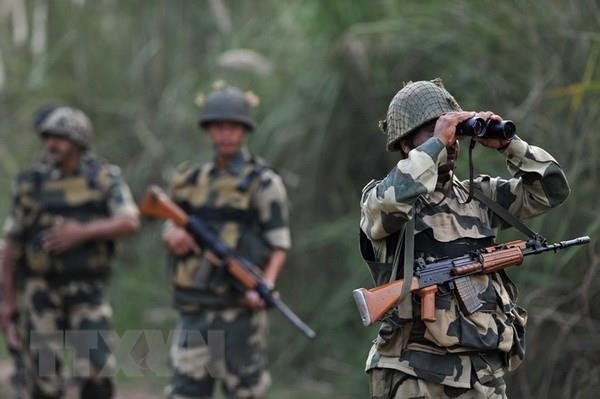 Binh sỹ Ấn Độ tuần tra tại khu vực R.S Pora, Tây Nam Jammu ở biên giới Ấn Độ-Pakistan. (Nguồn: AFP/TTXVN) Mối quan hệ sâu sắc Trung Quốc-Pakistan và cái khó của Ấn Độ ảnh 1