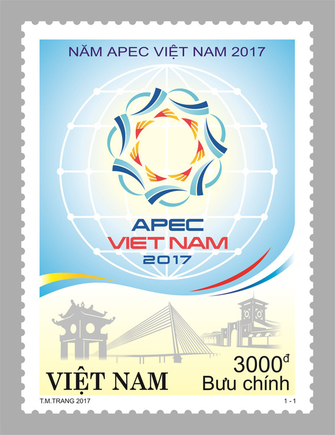 Những điểm nhấn chính của bộ tem chào mừng Năm APEC Việt Nam 2017 ảnh 2