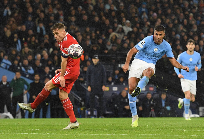 Rodri ghi bàn tuyệt đẹp vào lưới Bayern. (Nguồn: Getty Images) Haaland tỏa sáng giúp Manchester City thắng đậm Bayern Munich ảnh 2