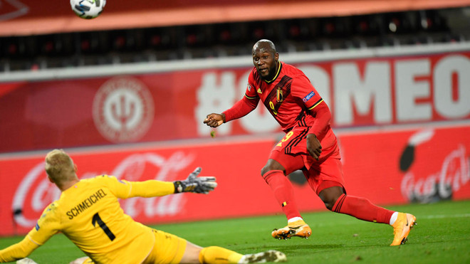 Lukaku lập cú đúp giúp Bỉ chiến thắng. (Nguồn: AFP) Nations League: Xác định xong 4 đội tuyển góp mặt ở vòng bán kết ảnh 1