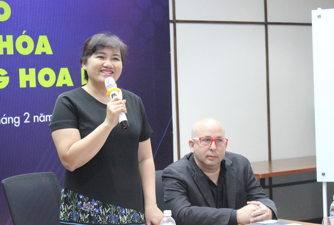 Bà Cao Thị Phi Vân, Phó Giám đốc ITPC, phát biểu tại Hội thảo. (Ảnh: Xuân Anh/TTXVN) Cơ hội đẩy mạnh xuất khẩu hàng tiêu dùng vào thị trường Hoa Kỳ ảnh 1