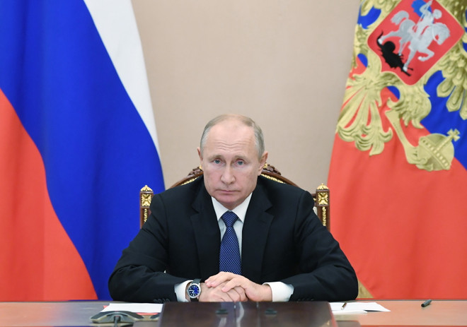 Tổng thống Nga Vladimir Putin. (Ảnh: AFP/TTXVN) Tổng thống Nga Putin đề xuất hợp tác đấu tranh với tội phạm mạng ảnh 1