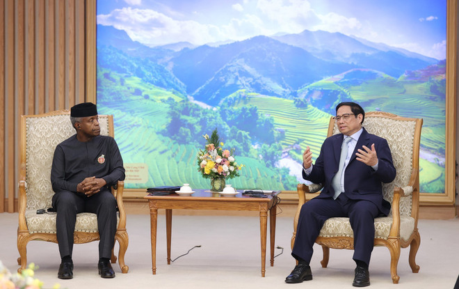Thủ tướng tiếp Phó Tổng thống CHLB Nigeria Yemi Osinbajo ảnh 2