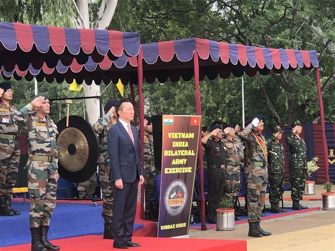 Khai mạc diễn tập song phương Việt Nam-Ấn Độ về gìn giữ hòa bình LHQ ảnh 1