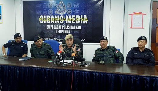 Ủy viên cảnh sát Abdul Rashid Harun phát biểu tại cuộc họp báo ngày 9/12. (Nguồn: Nst.my.com) Lực lượng an ninh Malaysia tiêu diệt ba kẻ bắt cóc Philippines ảnh 1