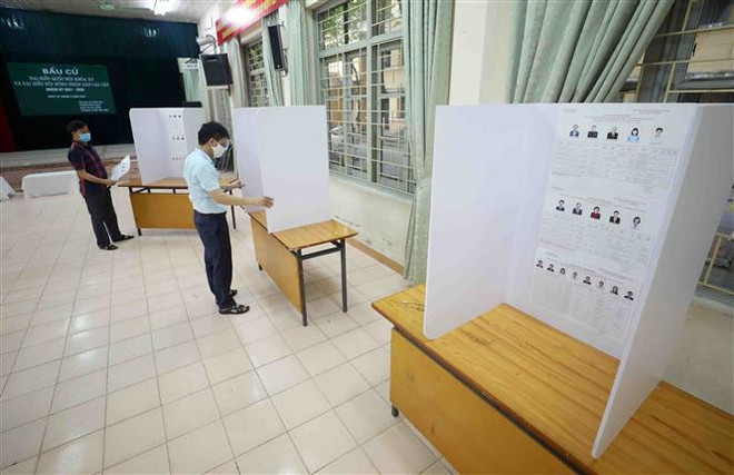 Bầu cử QH và HĐND: Đảm bảo an toàn cho cử tri tại khu vực bỏ phiếu ảnh 2