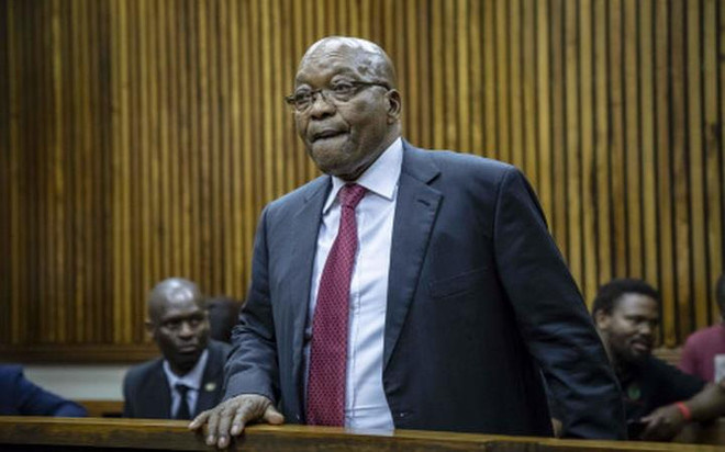 Cựu Tổng thống Nam Phi Jacob Zuma. (Nguồn: ewn.co.za) Cựu Tổng thống Nam Phi Jacob Zuma ra tòa lần thứ 4 ảnh 1