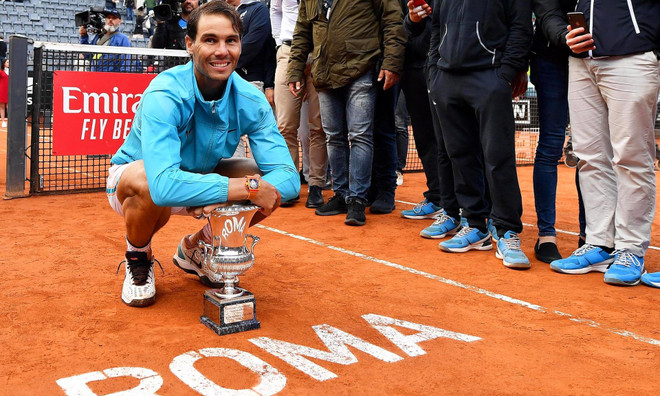 Hạ Novak Djokovic, Nadal lần thứ 9 lên ngôi tại Rome Masters ảnh 2