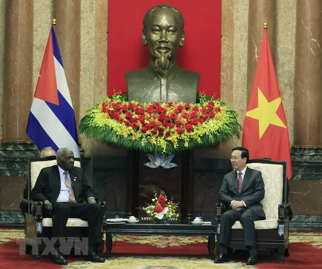Chủ tịch nước tiếp Chủ tịch Quốc hội Chính quyền Nhân dân Cuba ảnh 1