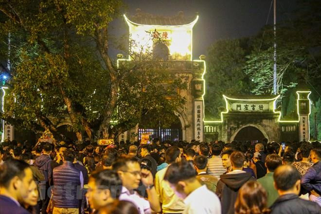 Khu Di tích lịch sử Văn hóa đền Trần, Nam Định. (Nguồn: TTXVN) Tưởng niệm 719 năm Ngày mất của Anh hùng dân tộc Trần Hưng Đạo ảnh 1