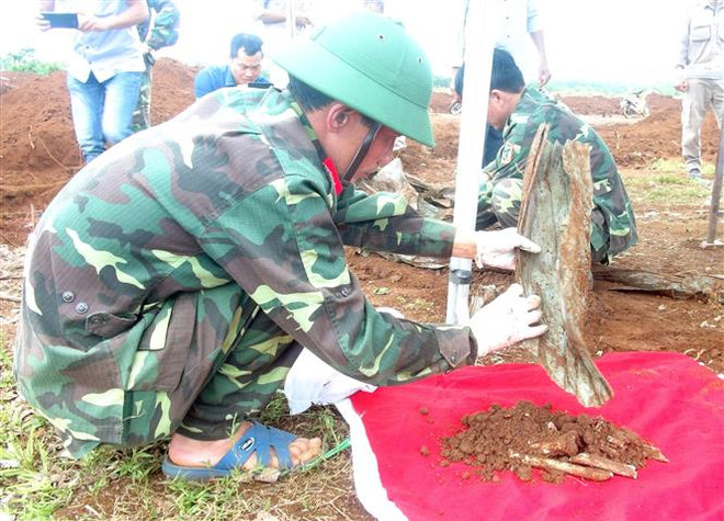 Quảng Trị: Truy điệu và an táng 36 hài cốt liệt sỹ tại Dốc Miếu ảnh 1