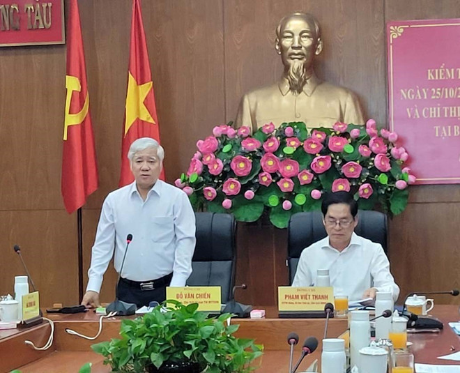 Đoàn Ban Bí thư làm việc với Ban Thường vụ Tỉnh ủy Bà Rịa-Vũng Tàu ảnh 2