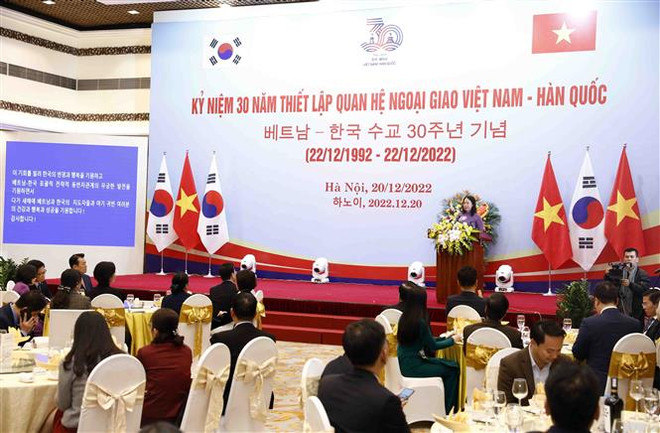 Kỷ niệm 30 năm thiết lập quan hệ ngoại giao Việt Nam-Hàn Quốc ảnh 1