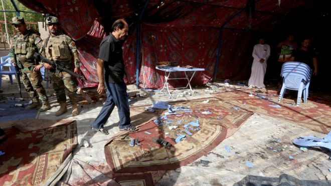 Đánh bom liều chết tại Iraq làm hàng chục người thương vong ảnh 1