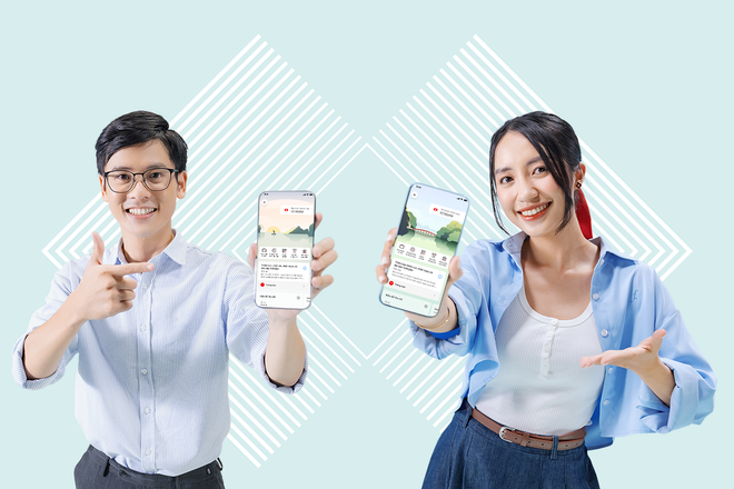 Hình ảnh giao diện cá nhân hóa giao diện ứng dụng Techcombank. (Ảnh: TCB) 2-3012.png