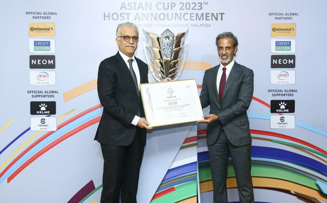 Qatar được AFC trao quyền đăng cai vòng chung kết Asian Cup 2023. (Nguồn: AFC) Qatar giành quyền đăng cai vòng chung kết Asian Cup 2023 ảnh 1