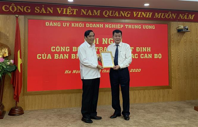 Trao quyết định điều động nhân sự tại Đảng ủy Khối Doanh nghiệp TW ảnh 1