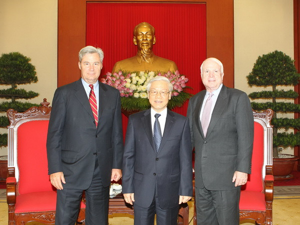 Tổng Bí thư Nguyễn Phú Trọng tiếp Đoàn Thượng viện Hoa Kỳ ảnh 1