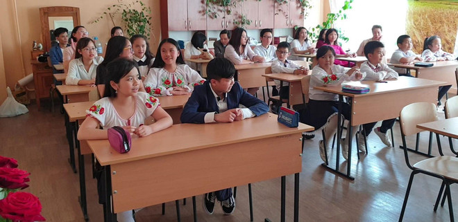 Ấn tượng cuộc thi Olympic tiếng Việt lần thứ nhất tại Ukraine ảnh 1