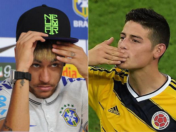 Neymar đánh giá cao tài năng đối thủ James Rodriguez ảnh 1