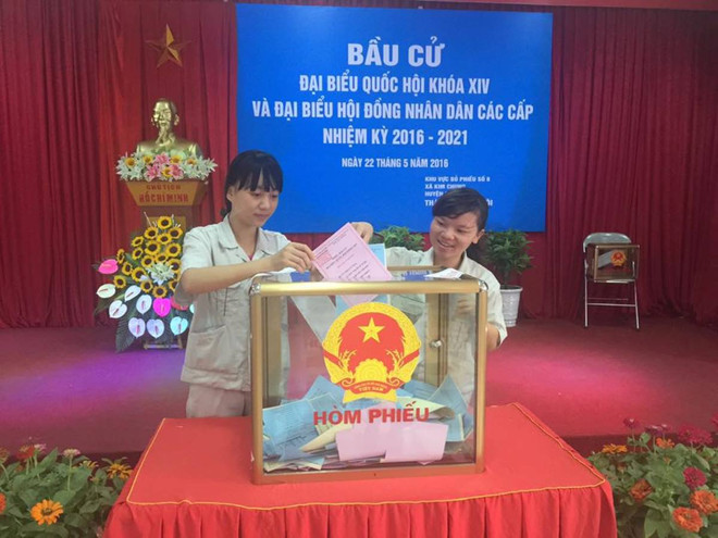 Công nhân các doanh nghiệp FDI Hà Nội náo nức tham gia bầu cử ảnh 1