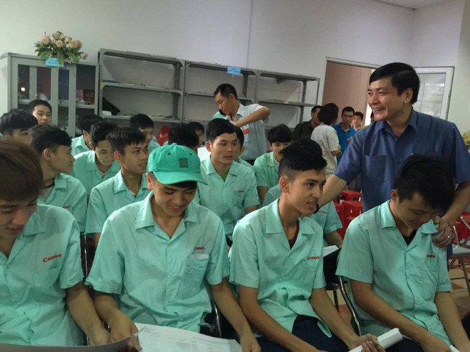 Công nhân các doanh nghiệp FDI Hà Nội náo nức tham gia bầu cử ảnh 4