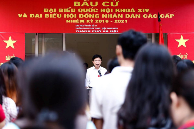 Hơn 1.830 sinh viên Đại học Khoa học Xã hội và Nhân văn đi bầu cử ảnh 1