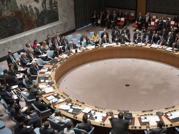 Toàn cảnh một cuộc họp cấp cao Hội đồng Bảo an LHQ. Ảnh minh họa. (Nguồn: AFP/TTXVN) Hội đồng Bảo an LHQ bầu 5 ủy viên không thường trực mới ảnh 1