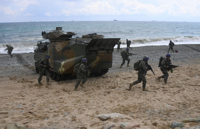 Hàn Quốc, Mỹ vẫn tiến hành tập trận chung trước thềm PyeongChang 2018 ảnh 1