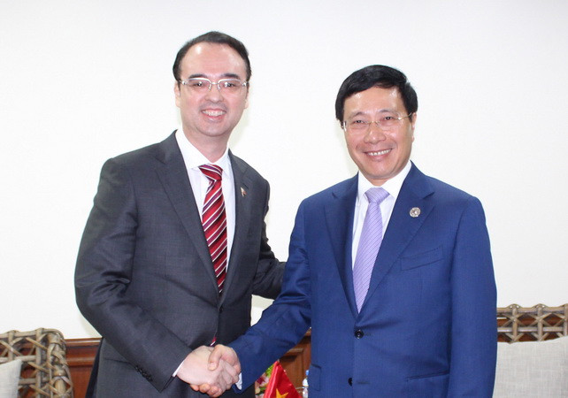 Phó Thủ tướng Phạm Bình Minh tiếp xúc song phương tại AMM 50 ảnh 3