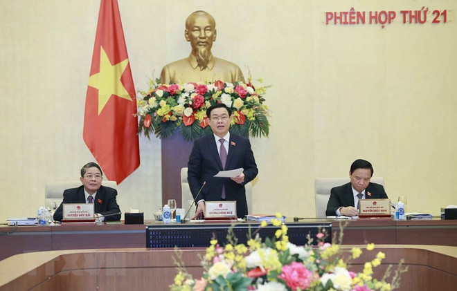 Khai mạc phiên họp thứ 21 của Ủy ban Thường vụ Quốc hội ảnh 2