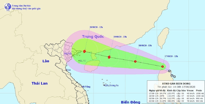 Áp thấp nhiệt đới gần Biển Đông có khả năng mạnh lên thành bão ảnh 1