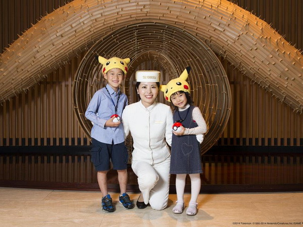 Nhân vật Pokemon xâm chiếm khách sạn Peninsula Tokyo ảnh 1