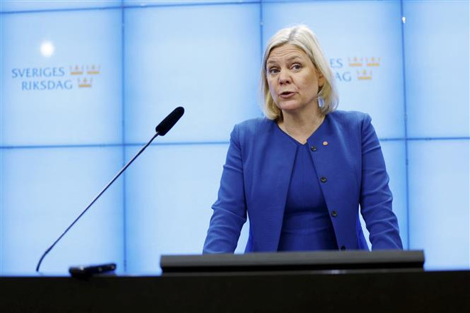 Bà Magdalena Andersson. (Ảnh: AFP/ TTXVN) Nữ thủ tướng đầu tiên của Thụy Điển từ chức vài giờ sau khi được bầu ảnh 1